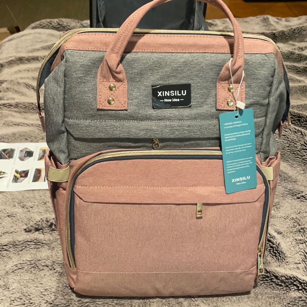 Xinsilu 3 in 1 diaper bag